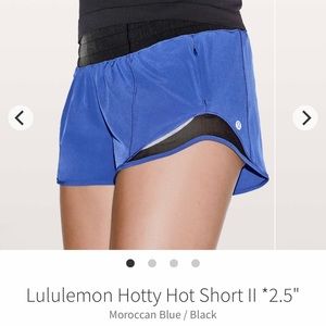 Lululemon Hotty Hot Shorts 2.5”